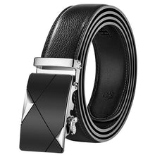 Load image into Gallery viewer, Famous Brand Belt New Male Designer Automatic Buckle Cowhide Leather men belt 110cm-130cm Luxury belts for men Ceinture Homme