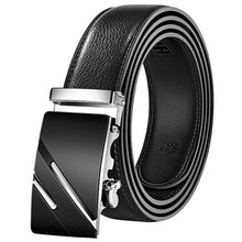 Load image into Gallery viewer, Famous Brand Belt New Male Designer Automatic Buckle Cowhide Leather men belt 110cm-130cm Luxury belts for men Ceinture Homme