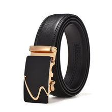 Load image into Gallery viewer, Famous Brand Belt New Male Designer Automatic Buckle Cowhide Leather men belt 110cm-130cm Luxury belts for men Ceinture Homme