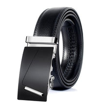 Load image into Gallery viewer, Famous Brand Belt New Male Designer Automatic Buckle Cowhide Leather men belt 110cm-130cm Luxury belts for men Ceinture Homme