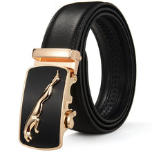 Load image into Gallery viewer, Famous Brand Belt New Male Designer Automatic Buckle Cowhide Leather men belt 110cm-130cm Luxury belts for men Ceinture Homme