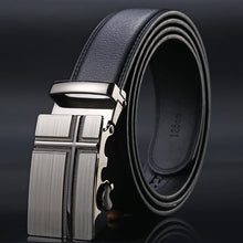 Load image into Gallery viewer, Famous Brand Belt New Male Designer Automatic Buckle Cowhide Leather men belt 110cm-130cm Luxury belts for men Ceinture Homme