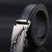 Load image into Gallery viewer, Famous Brand Belt New Male Designer Automatic Buckle Cowhide Leather men belt 110cm-130cm Luxury belts for men Ceinture Homme