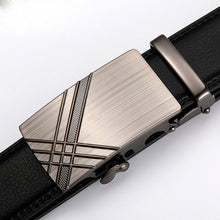 Load image into Gallery viewer, Famous Brand Belt New Male Designer Automatic Buckle Cowhide Leather men belt 110cm-130cm Luxury belts for men Ceinture Homme