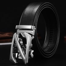 Load image into Gallery viewer, Famous Brand Belt New Male Designer Automatic Buckle Cowhide Leather men belt 110cm-130cm Luxury belts for men Ceinture Homme