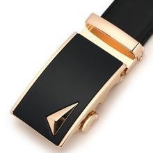 Load image into Gallery viewer, Famous Brand Belt New Male Designer Automatic Buckle Cowhide Leather men belt 110cm-130cm Luxury belts for men Ceinture Homme