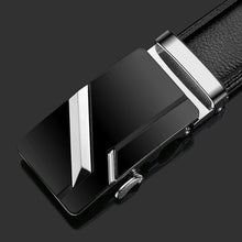 Load image into Gallery viewer, Famous Brand Belt New Male Designer Automatic Buckle Cowhide Leather men belt 110cm-130cm Luxury belts for men Ceinture Homme