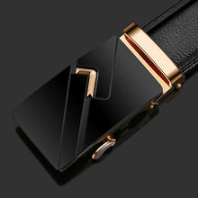 Load image into Gallery viewer, Famous Brand Belt New Male Designer Automatic Buckle Cowhide Leather men belt 110cm-130cm Luxury belts for men Ceinture Homme