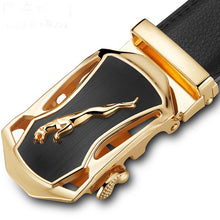 Load image into Gallery viewer, Famous Brand Belt New Male Designer Automatic Buckle Cowhide Leather men belt 110cm-130cm Luxury belts for men Ceinture Homme