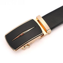 Load image into Gallery viewer, Famous Brand Belt New Male Designer Automatic Buckle Cowhide Leather men belt 110cm-130cm Luxury belts for men Ceinture Homme