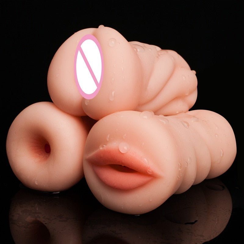 MEN'S Masturbator Airplane Bottle Really Pussy Thrusting Reverse Mould Portable Silicone Vagina And Anus Adult Sexy Aid